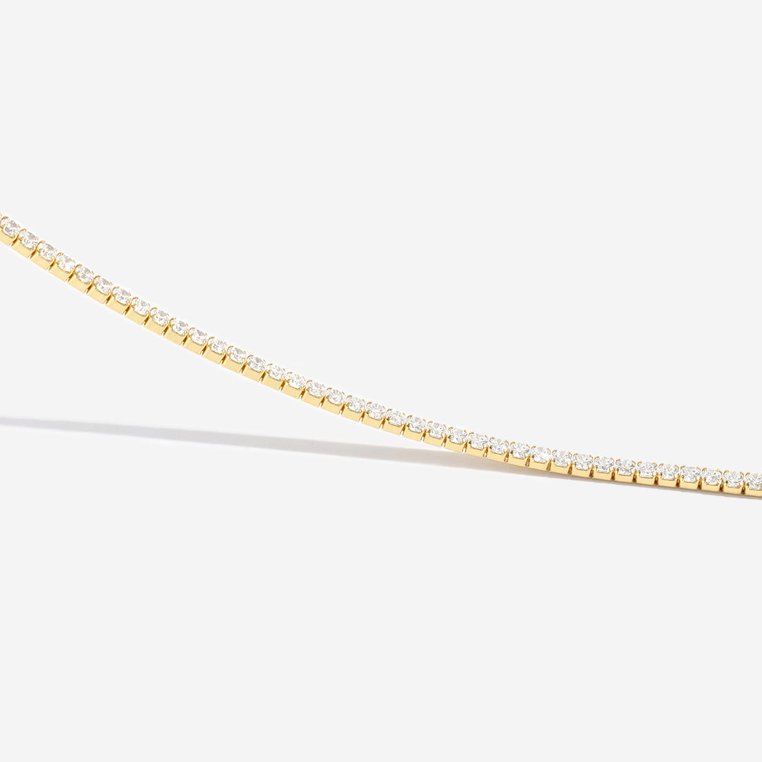 3mm Tennis Necklace