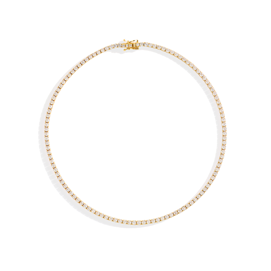 3mm Tennis Necklace