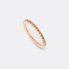August Birthstone Eternity Stacking Ring
