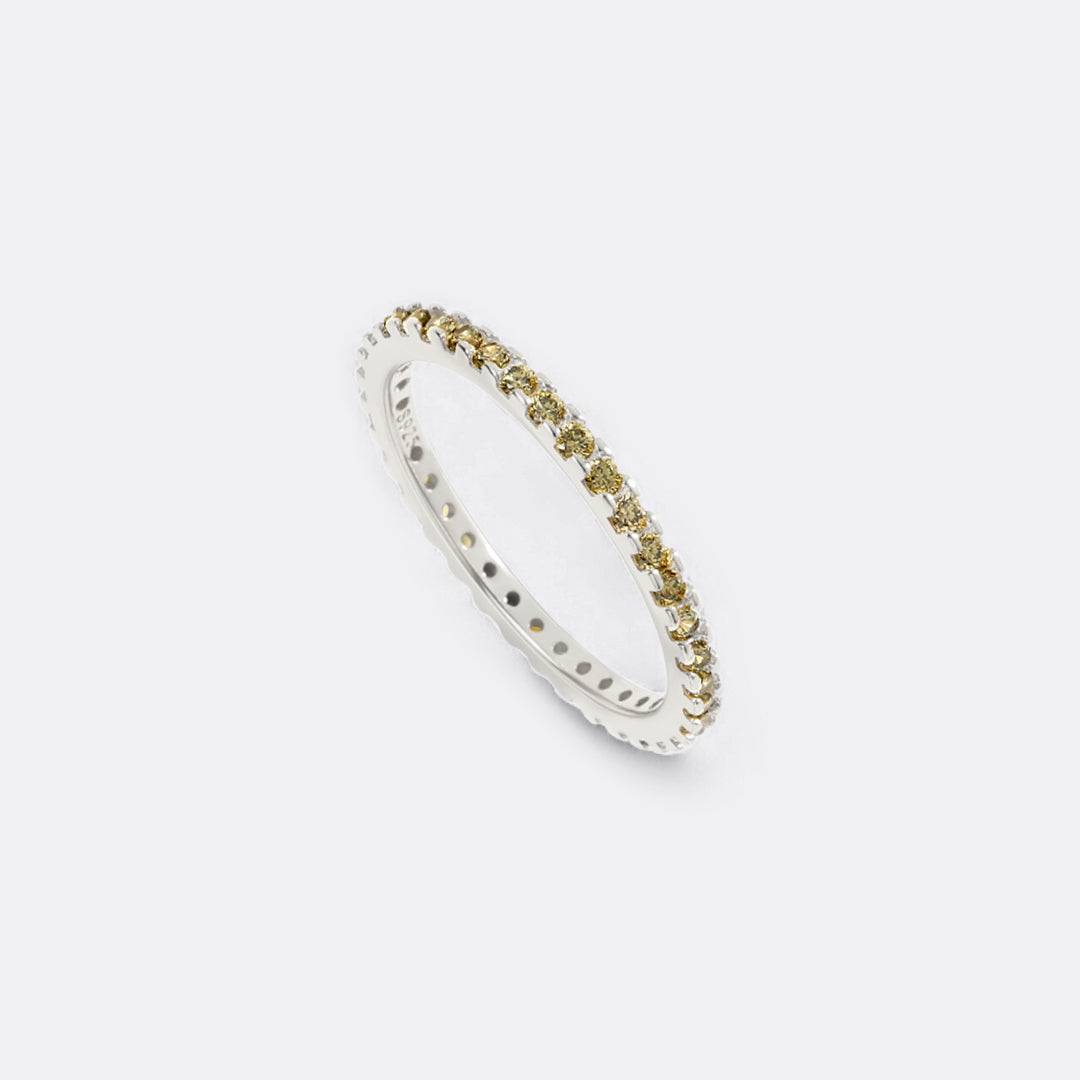 August Birthstone Eternity Stacking Ring