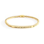 Don't Let The Hard Days Win Beaded Inspire Bracelet