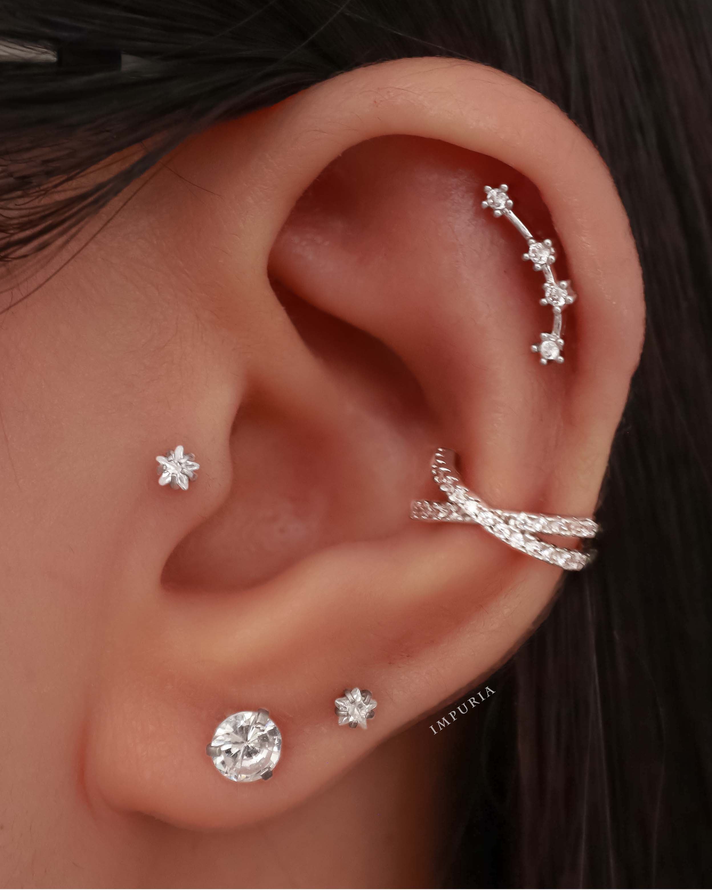 Brite Constellation Star Ear Piercing Stud