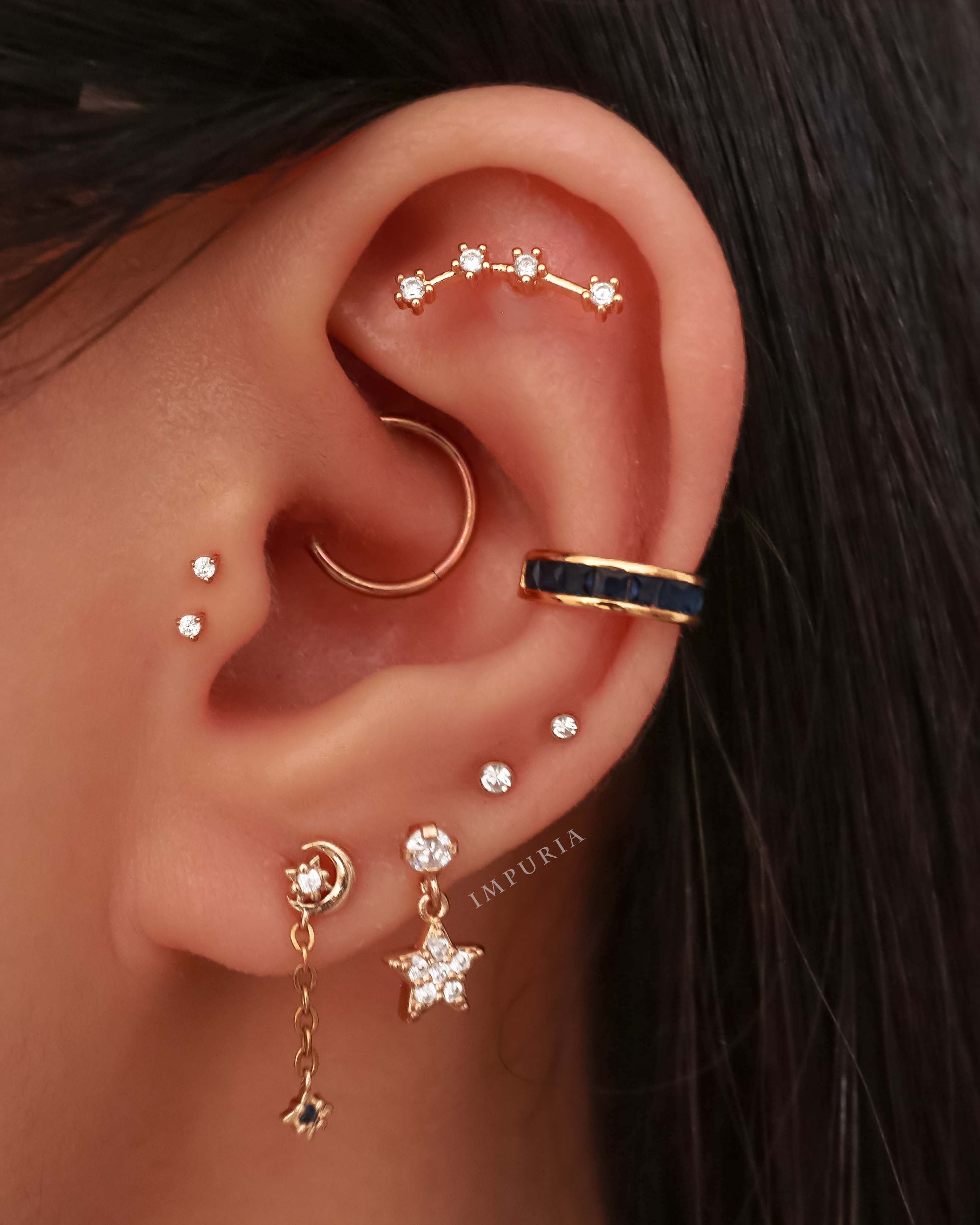 Brite Constellation Star Ear Piercing Stud