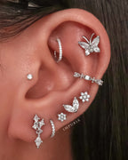 Grace Butterfly Ear Piercing Stud