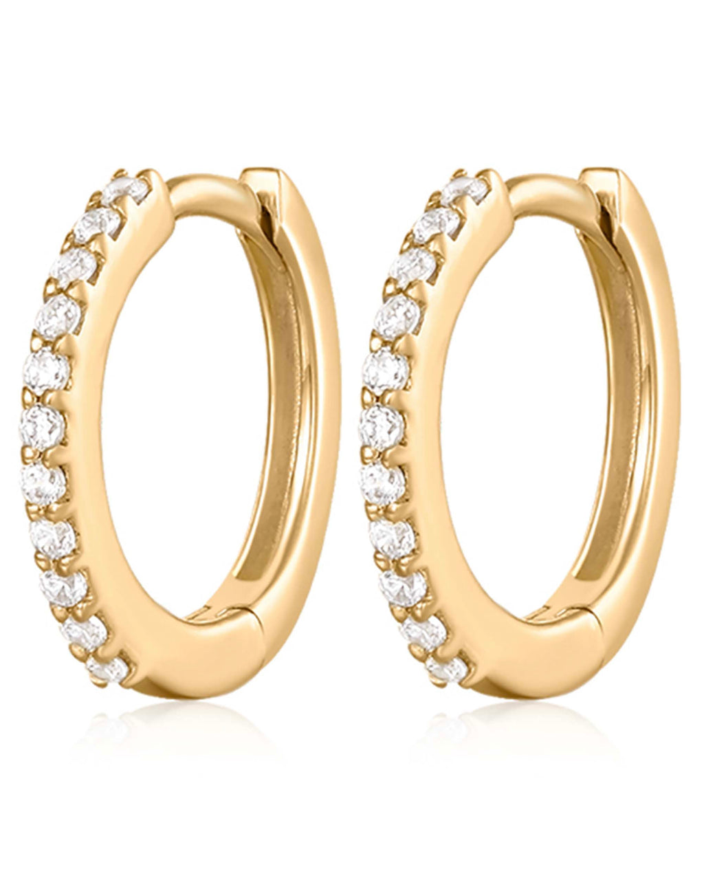 Jane Huggie Hoop Earrings