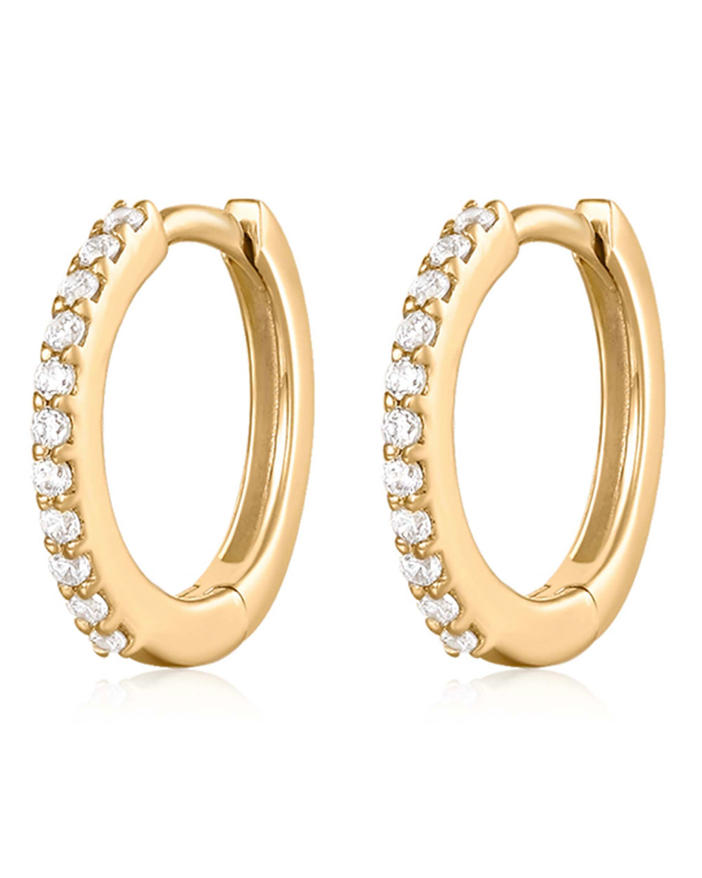 Jane Huggie Hoop Earrings