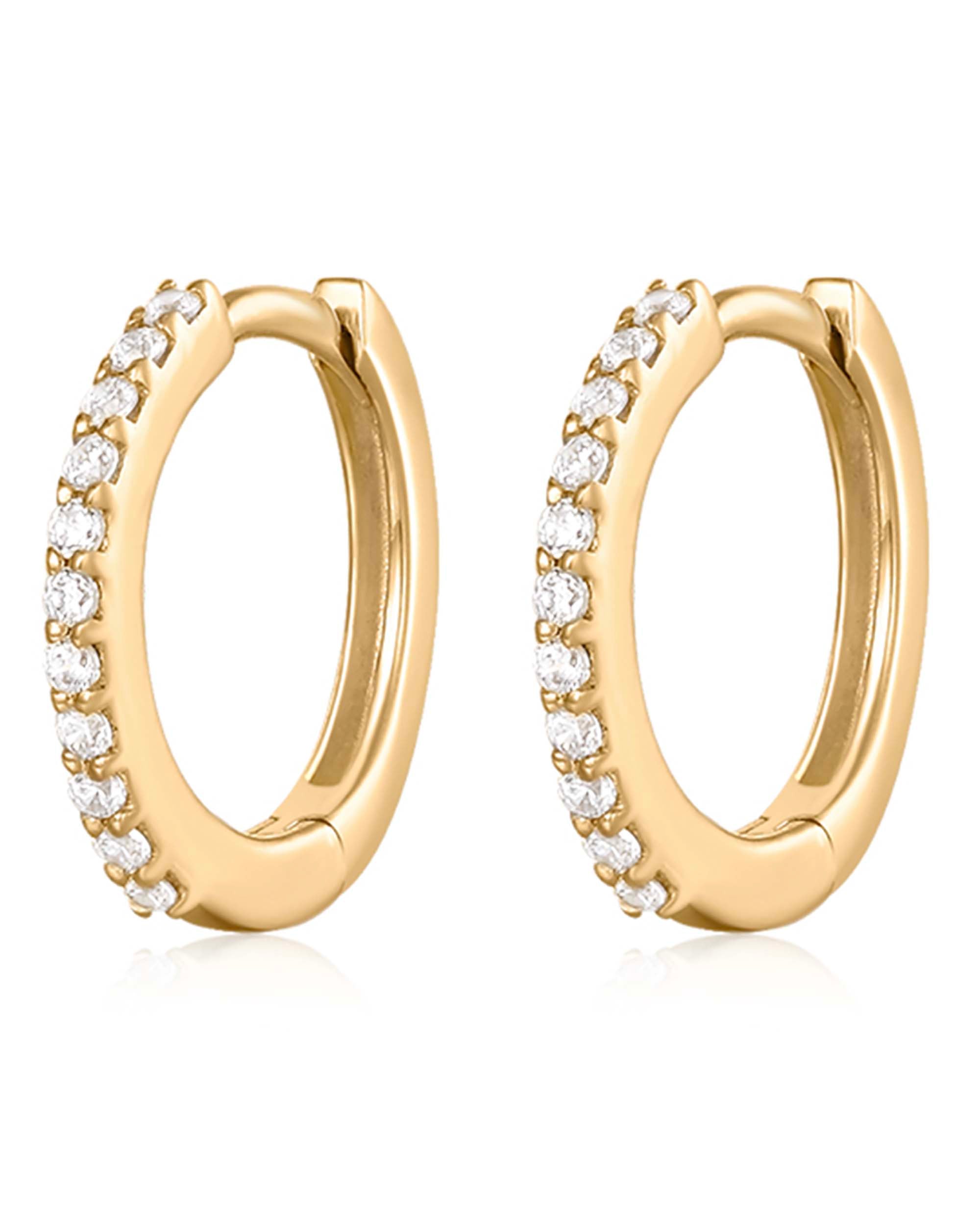 Jane Huggie Hoop Earrings