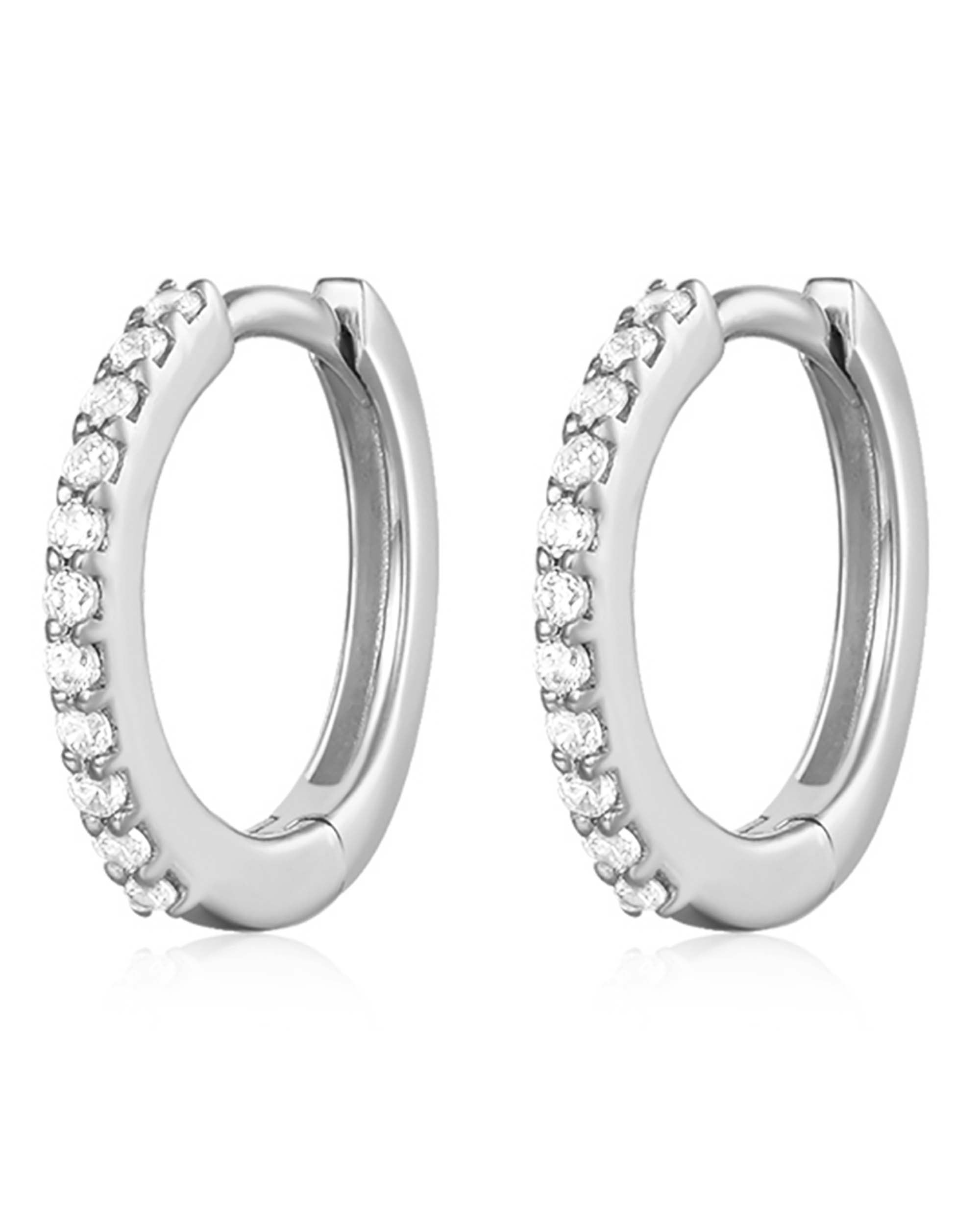 Jane Huggie Hoop Earrings