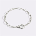 Mint Paperclip Bracelet