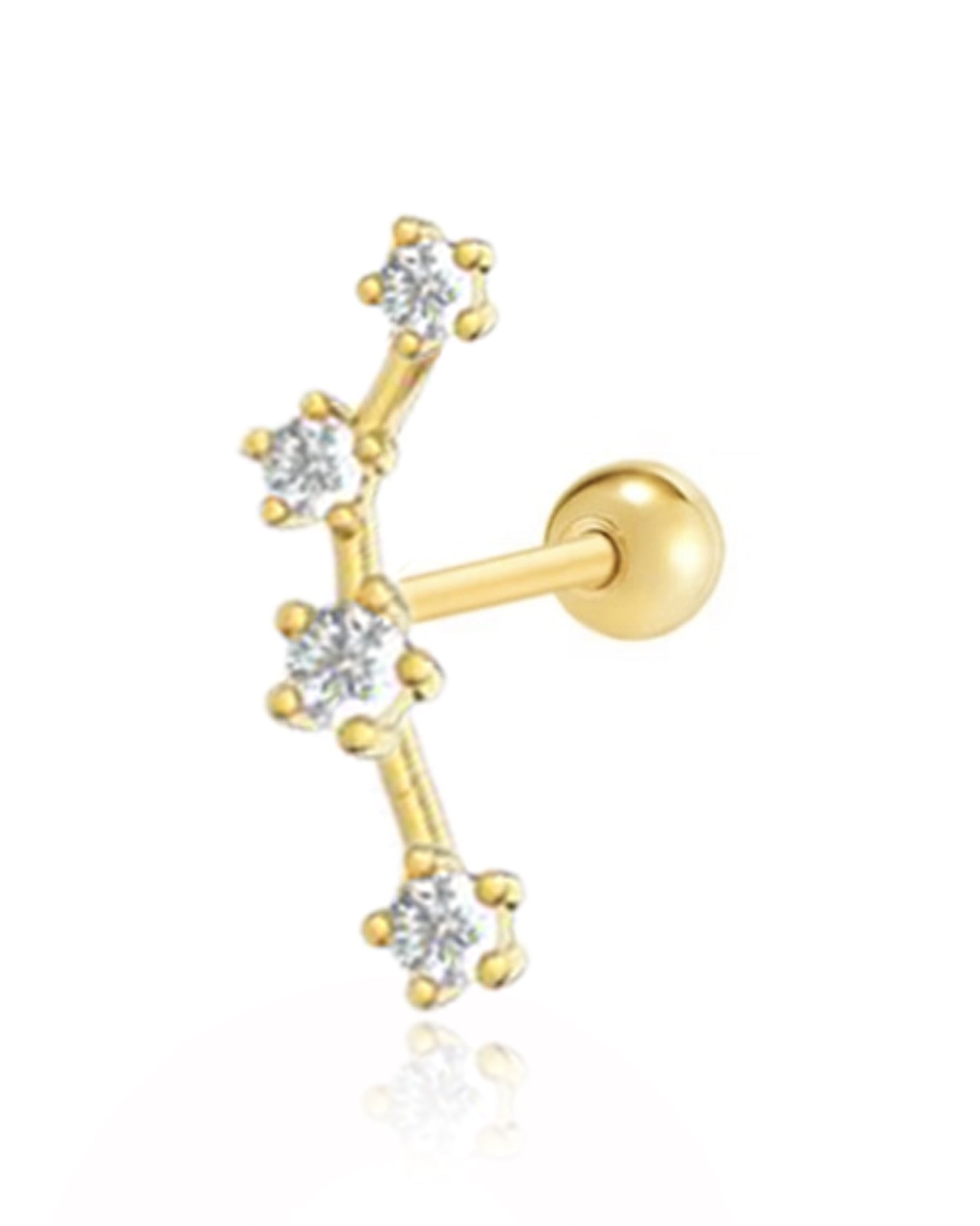 Brite Constellation Star Ear Piercing Stud