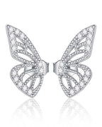 Flutter Butterfly Wings Double Stud Earrings