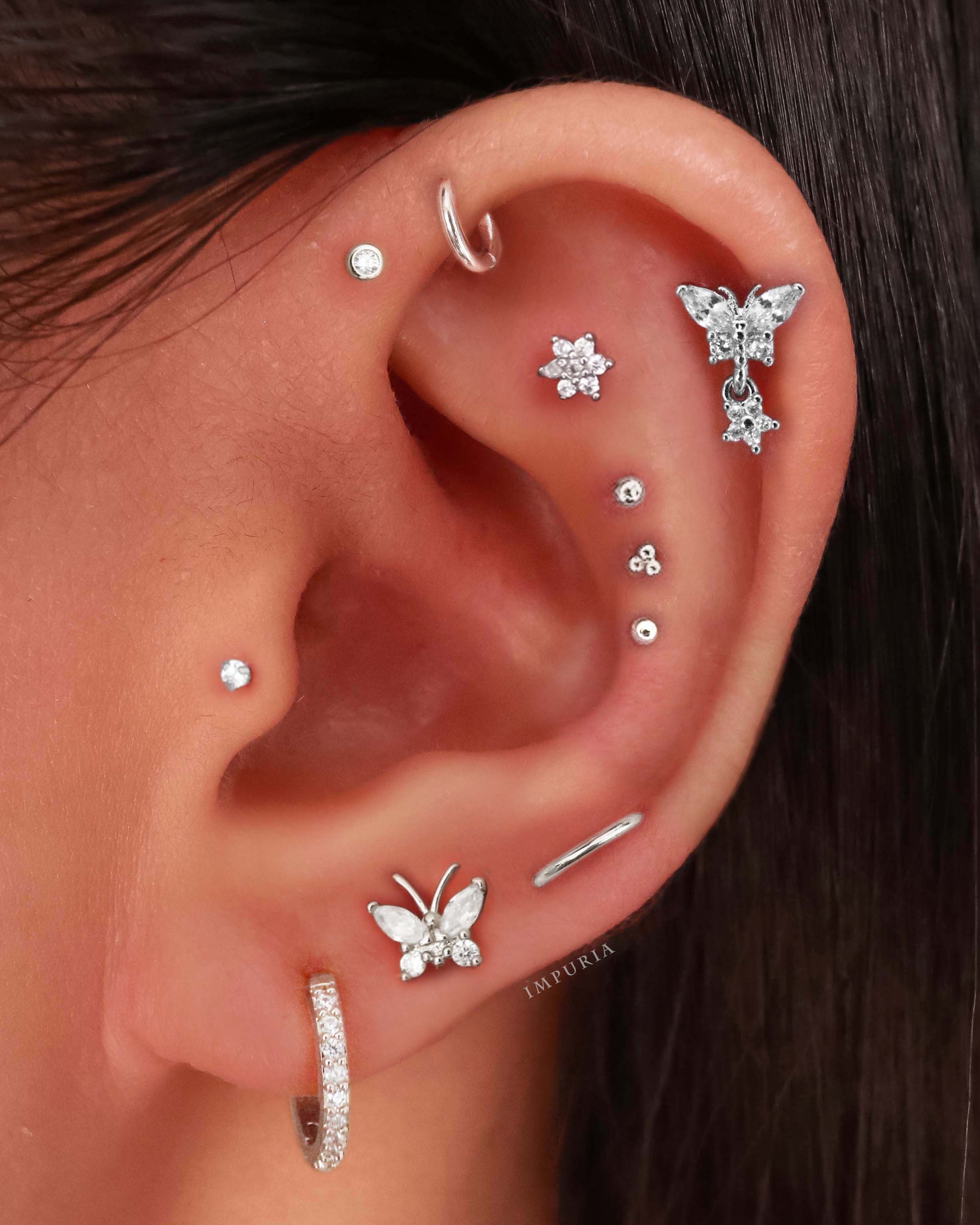 Jane Huggie Hoop Earrings