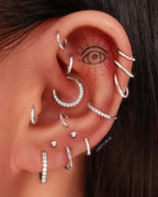 Jane Huggie Hoop Earrings