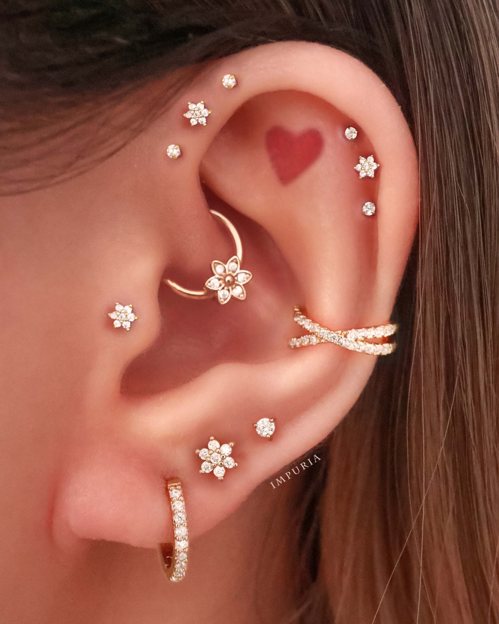Jane Huggie Hoop Earrings