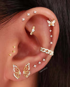 Grace Butterfly Ear Piercing Stud