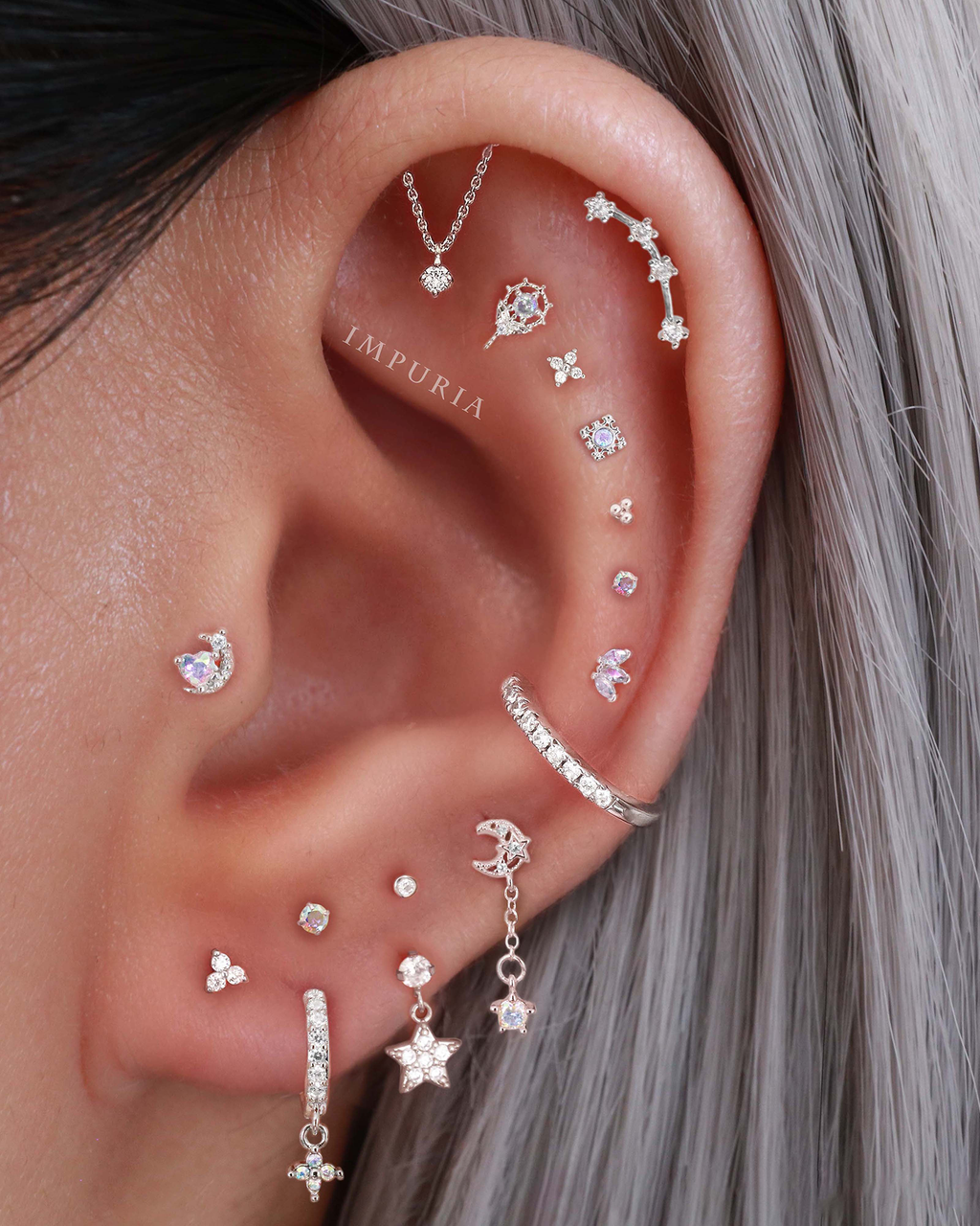 Brite Constellation Star Ear Piercing Stud