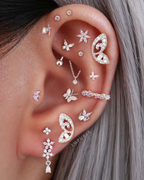 Grace Butterfly Ear Piercing Stud