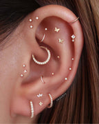 Jane Huggie Hoop Earrings