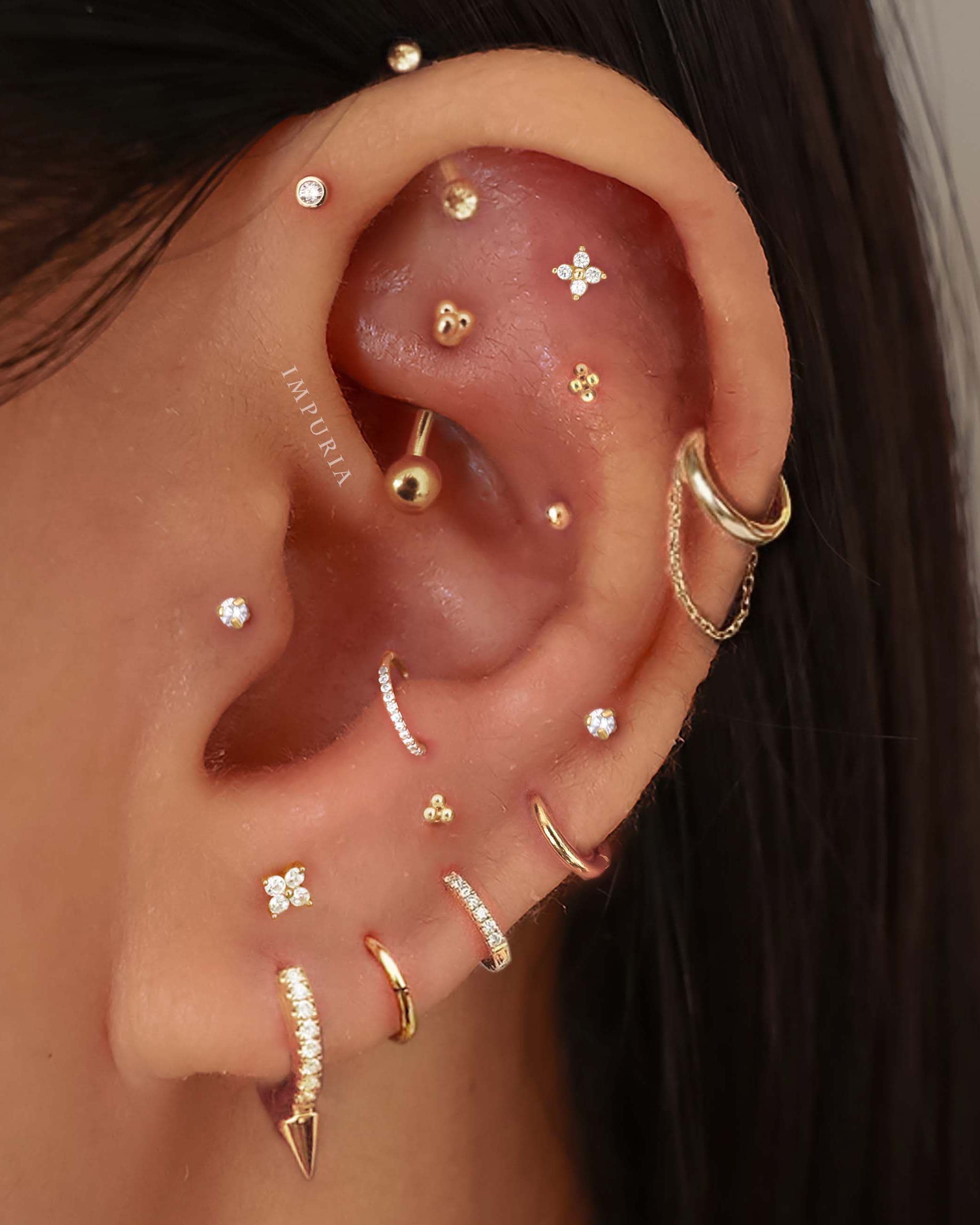 Jane Huggie Hoop Earrings