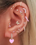 Grace Butterfly Ear Piercing Stud