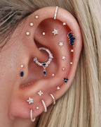 Jane Huggie Hoop Earrings