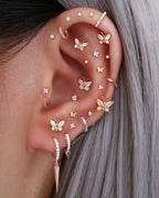 Grace Butterfly Ear Piercing Stud