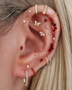 Stellar Single Chain Hoop Ring Clicker