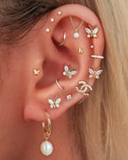 Grace Butterfly Ear Piercing Stud