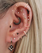 Stellar Single Chain Hoop Ring Clicker