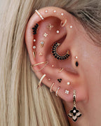 Stellar Single Chain Hoop Ring Clicker