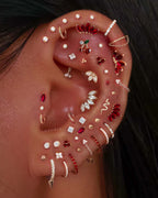 Stellar Single Chain Hoop Ring Clicker