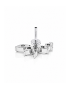 Dynasty Cluster Flat Back Stud Earring