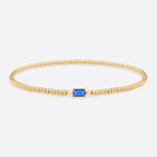 Gold Beaded Birthstone Bracelet