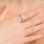 April Birthstone Eternity Stacking Ring