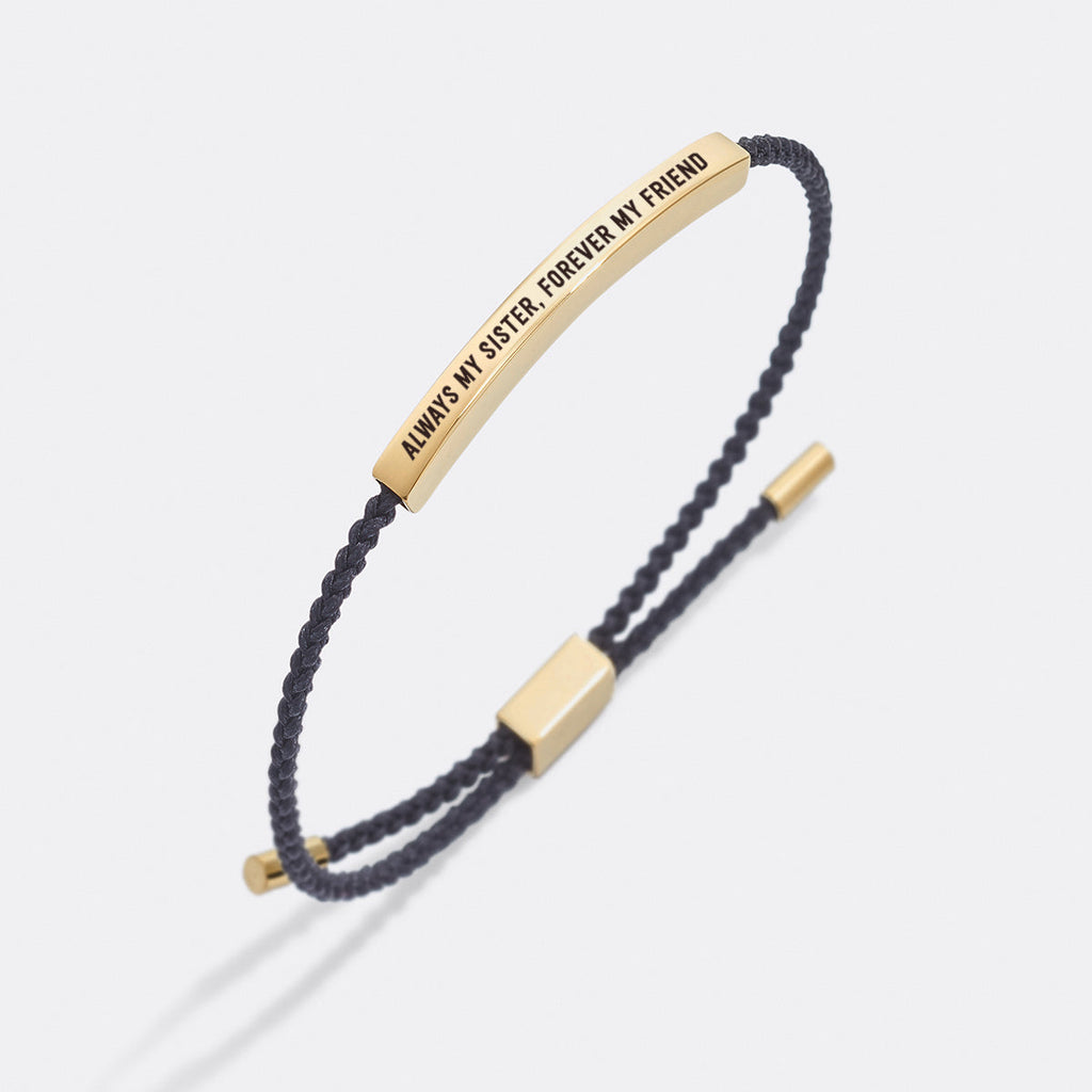Always My Sister, Forever My Friend Inspire Bracelet