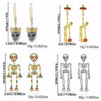 Halloween Skeleton Earrings for Women | Glow Drop Jewelry
