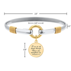 All Things Through Christ - Two-Tone Custom Charm Bracelet