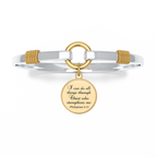 All Things Through Christ - Two-Tone Custom Charm Bracelet